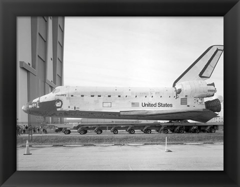 Framed Space Shuttle Discovery Print