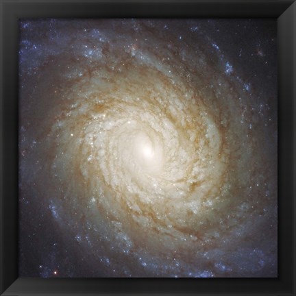 Framed Nucleus of Spiral Galaxy NGC 976 Print