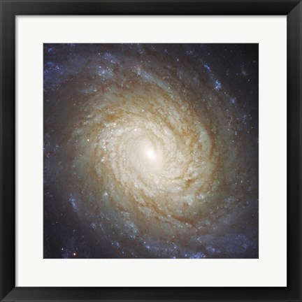 Framed Nucleus of Spiral Galaxy NGC 976 Print