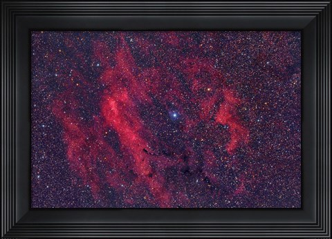 Framed Emission Nebula Sh2-199 Print