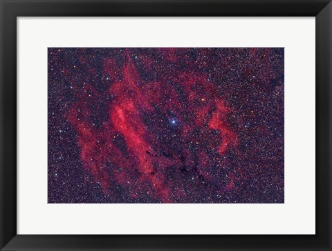 Framed Emission Nebula Sh2-199 Print