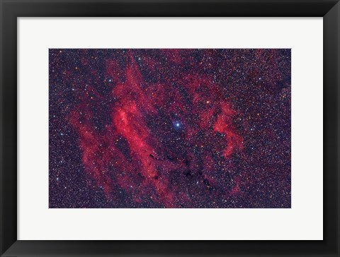 Framed Emission Nebula Sh2-199 Print