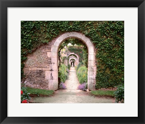 Framed Banc de Jardin No. 3 Print