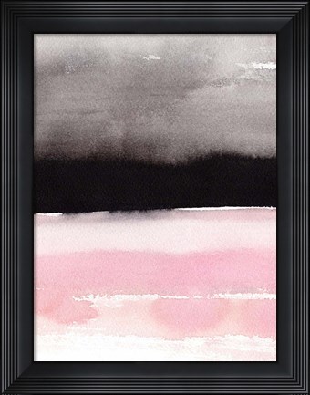 Framed Storm Over Heart Lake No 1 Print