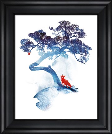 Framed Last Apple Tree Print