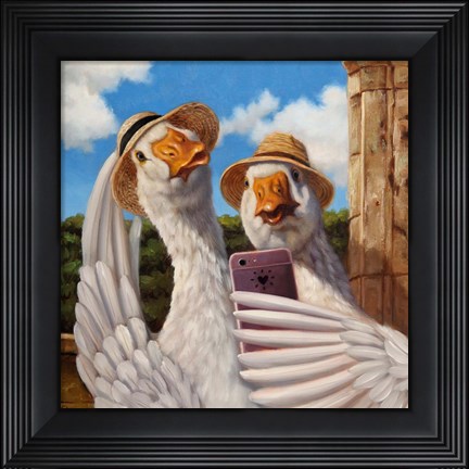 Framed Duck Face Print
