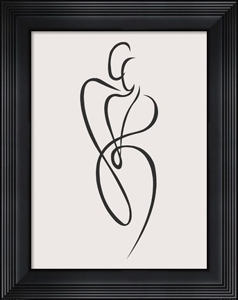 Framed Behind Every Strong Man Print