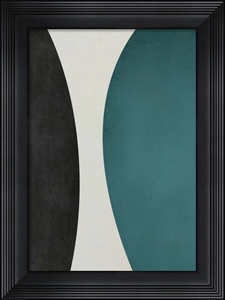 Framed Colored Shapes Print