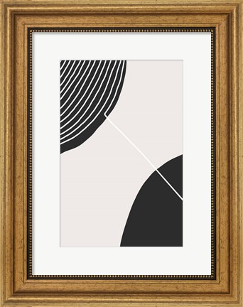 Framed Connected Circles Print