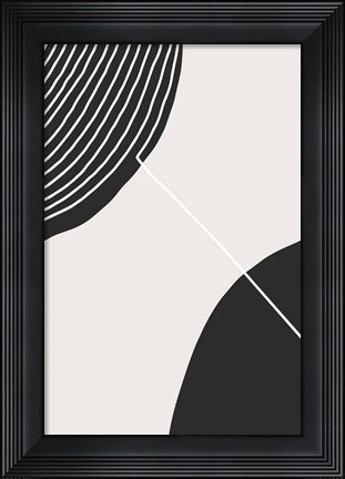 Framed Connected Circles Print