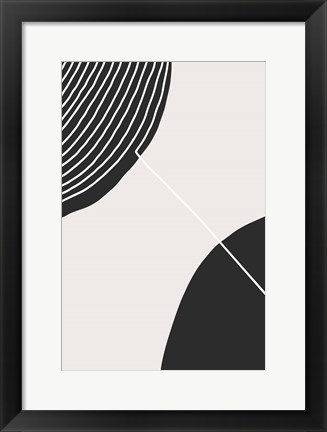 Framed Connected Circles Print