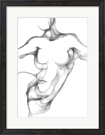 Framed Figurative Woman I Print