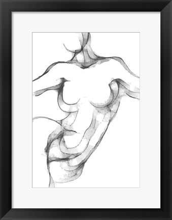 Framed Figurative Woman I Print