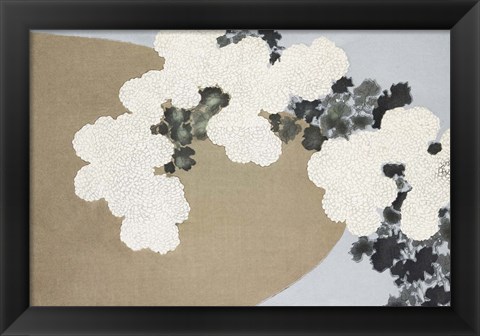 Framed Floral Abstract Print