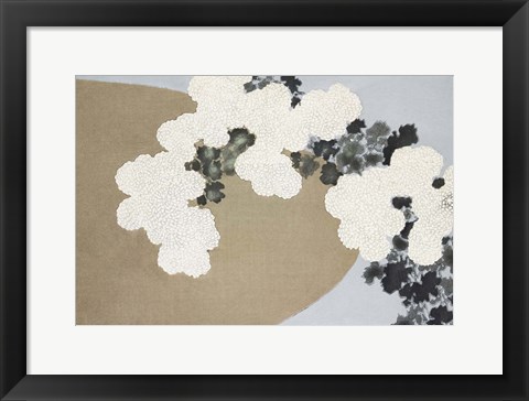 Framed Floral Abstract Print