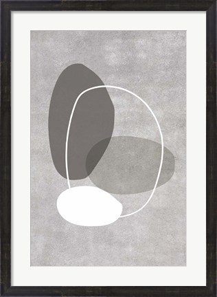 Framed Four Ovals Print