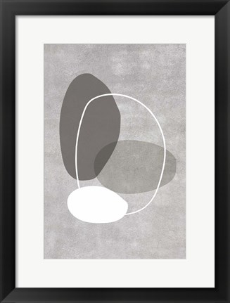 Framed Four Ovals Print