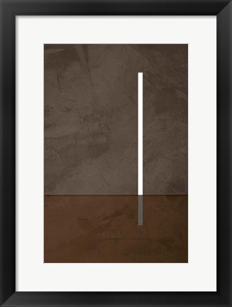 Framed Vertical Line Print