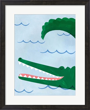 Framed Alligator Print