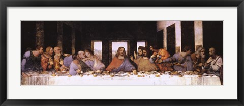 Framed Last Supper Print