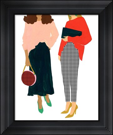 Framed Fashion Friends Print