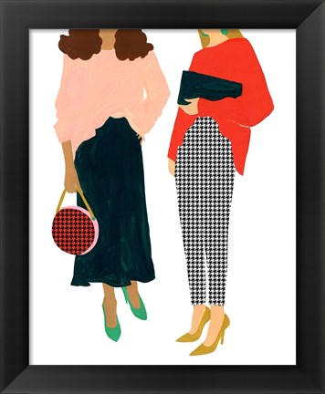 Framed Fashion Friends Print