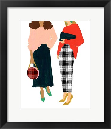 Framed Fashion Friends Print