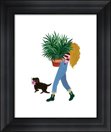 Framed Plant Lady Print