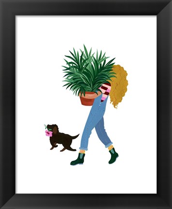 Framed Plant Lady Print