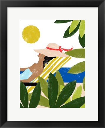 Framed Sunbathing Print