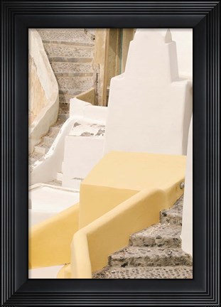 Framed Stones and Stairs Print