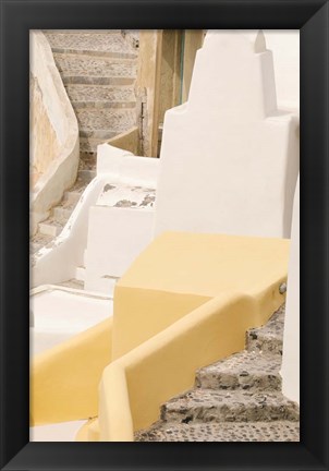 Framed Stones and Stairs Print