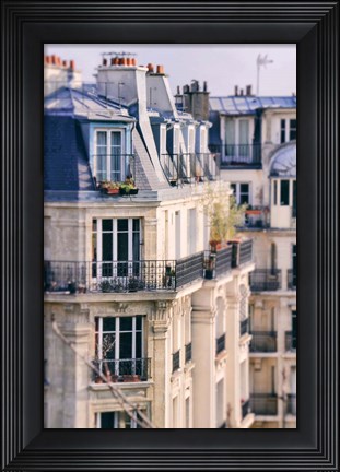 Framed Paris Apartment View Print