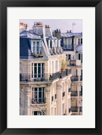 Framed Paris Apartment View Print