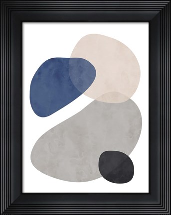 Framed Stone No. 1 Print
