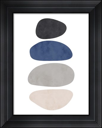 Framed Stone No. 2 Print