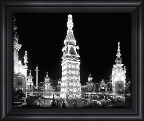 Framed Luna Park, Coney Island, 1905 Print