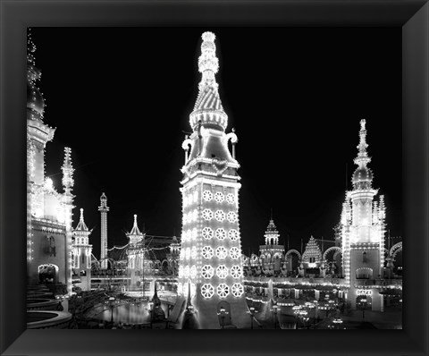 Framed Luna Park, Coney Island, 1905 Print