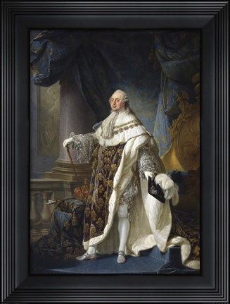 Framed Louis XVI, King of France Print