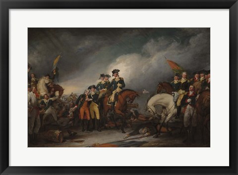 Framed Capture of the Hessians at Trenton, December 26, 1776 Print