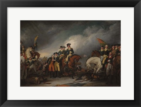 Framed Capture of the Hessians at Trenton, December 26, 1776 Print