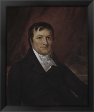 Framed Portrait of John Jacob Astor Print