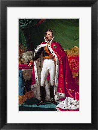 Framed Portrait King William I of the Netherlands Print