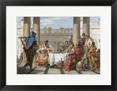 Framed Banquet of Cleopatro Print