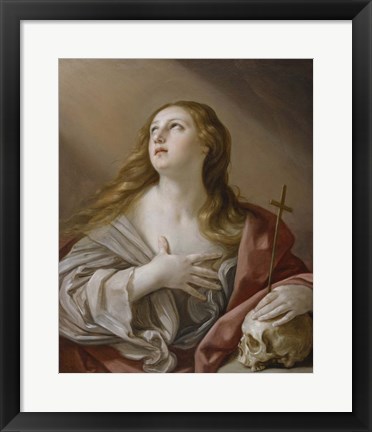 Framed Mary Magdalene Gazing towards Heaven Print