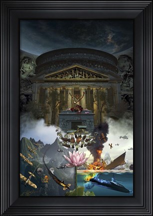Framed Montage of a Sacrifice Print