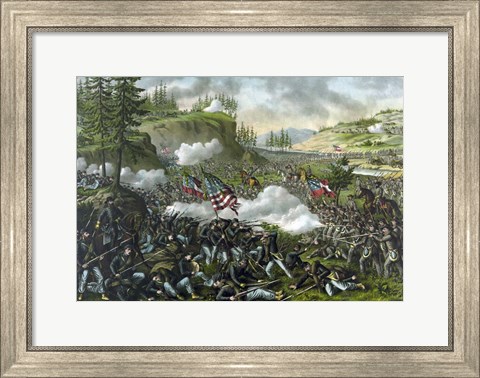 Framed Battle of Chickamauga, September 19-20, 1863 Print