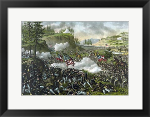 Framed Battle of Chickamauga, September 19-20, 1863 Print