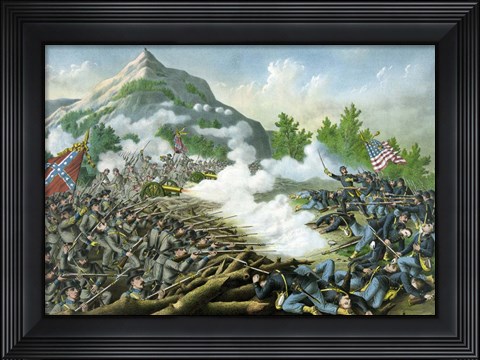 Framed Battle of Kennesaw Mountain, June 27, 1864 Print