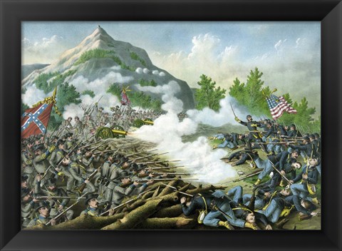 Framed Battle of Kennesaw Mountain, June 27, 1864 Print